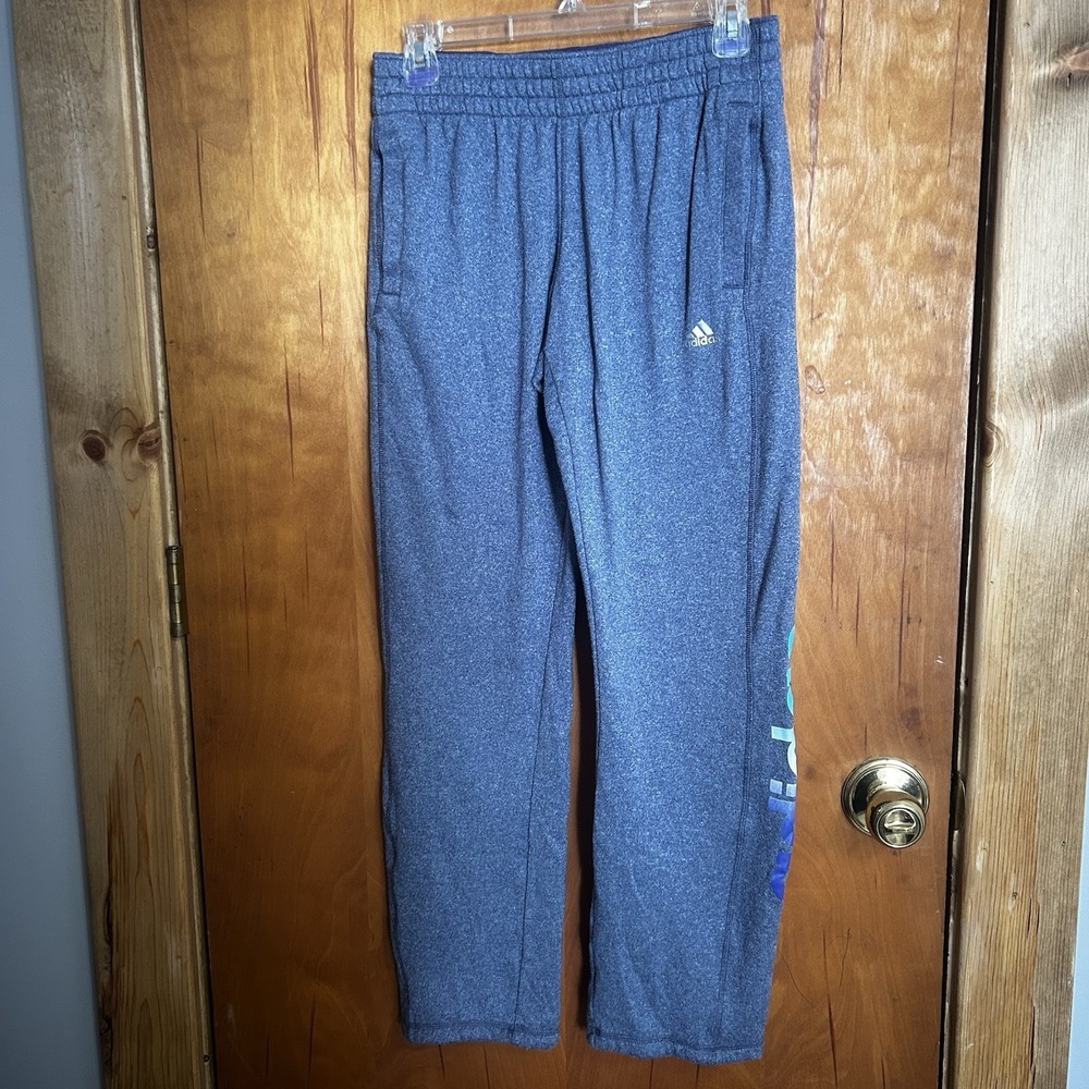 Women's Adidas Climawarm Pants Medium Gray/Blue‎